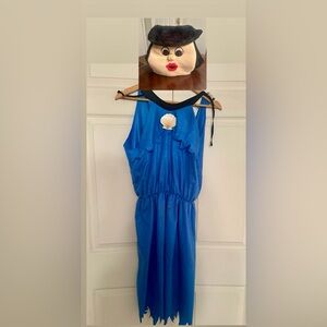 Vintage Betty Flinstone costume size OS with mask